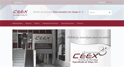 Desktop Screenshot of ceex.com.mx